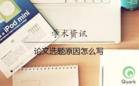论文选题原因怎么写
